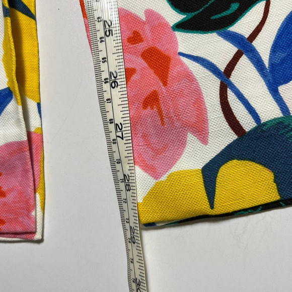 J Crew Sz 2 Morning Floral Pintucked Midi Skirt Abstract Colorful A Line Pencil - Picture 11 of 11